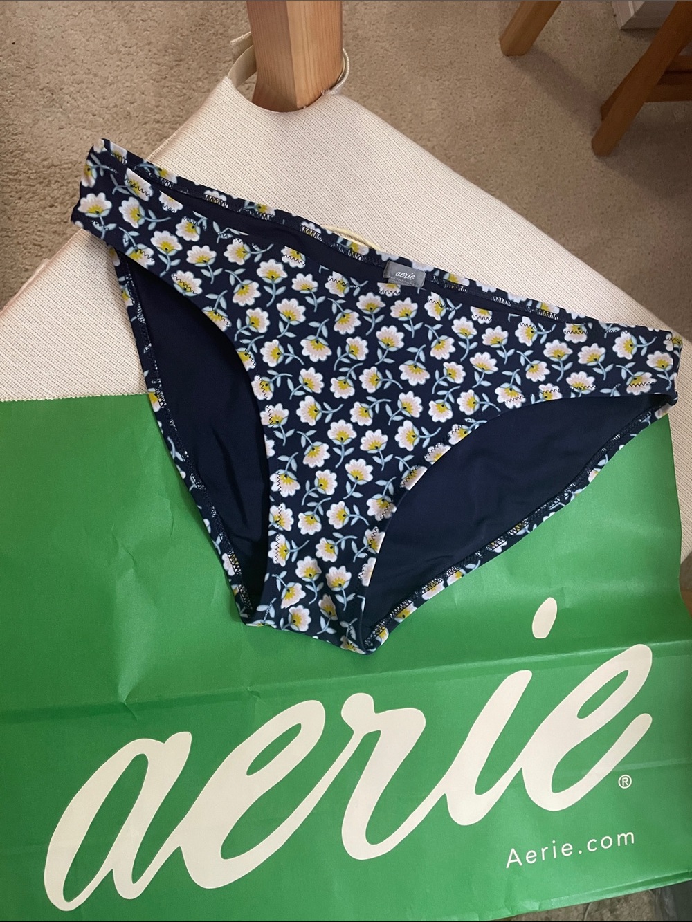 aerie Full Coverage Bikini Bottoms in MEDIUM